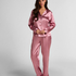 Pyjama Set Shiny Satin, Pink
