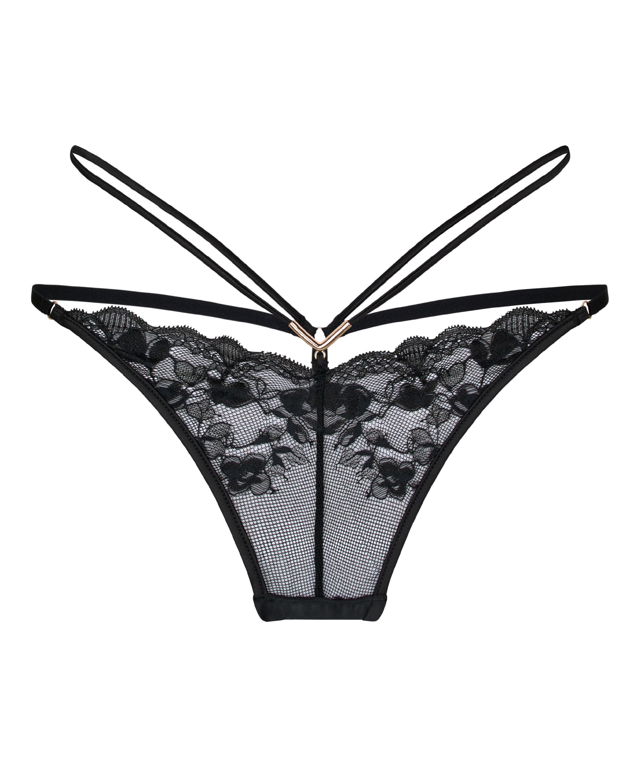Highleg Thong Zara, Black