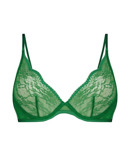 Isabelle Non-Padded Underwired Bra, Green