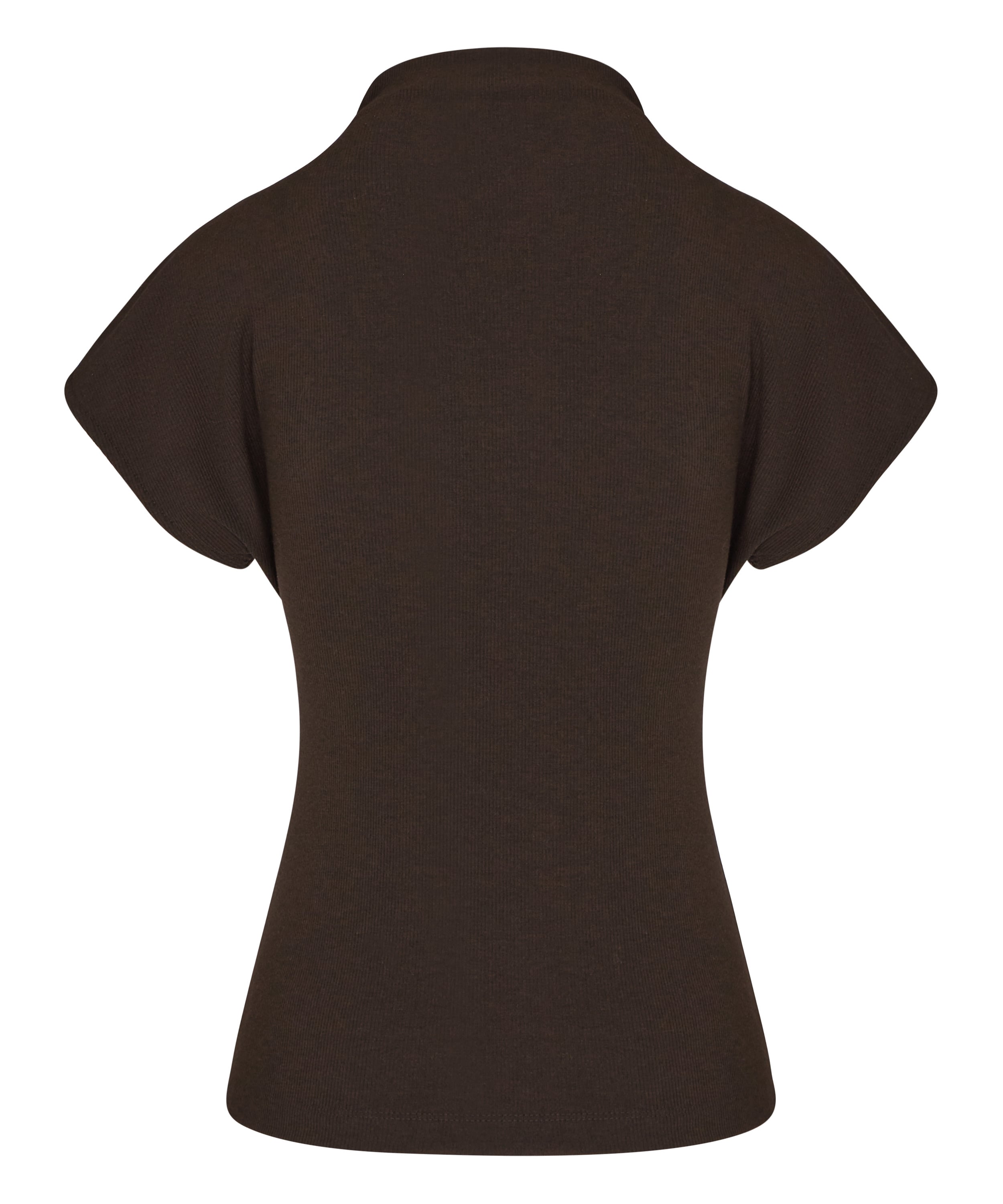 Top Mockneck, Brown, main