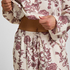 Pants Woven Print, Beige
