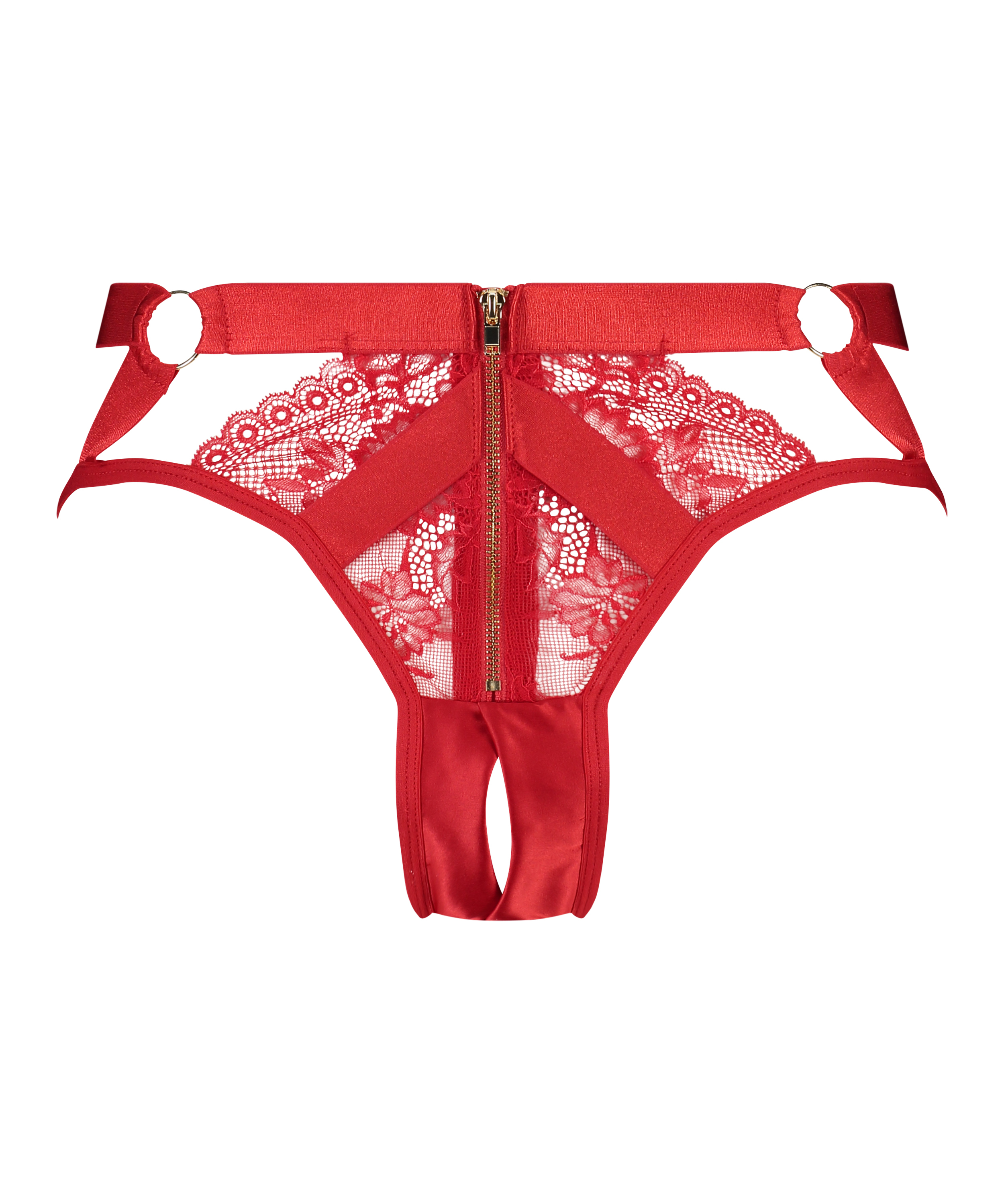 Clementine Open Crotch Brasilian, Red, main