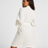 Waffle Bathrobe, White