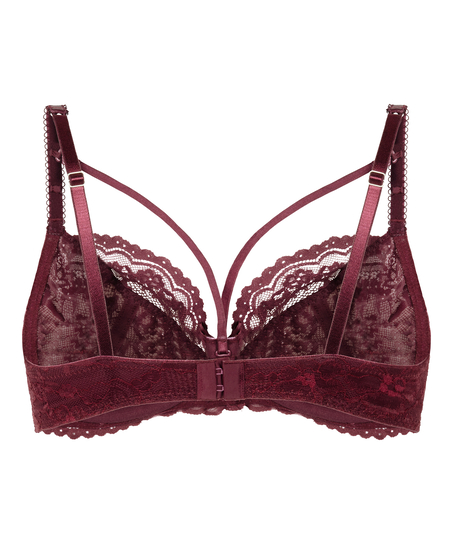 Isadora Non-Padded Underwired Bra, Red