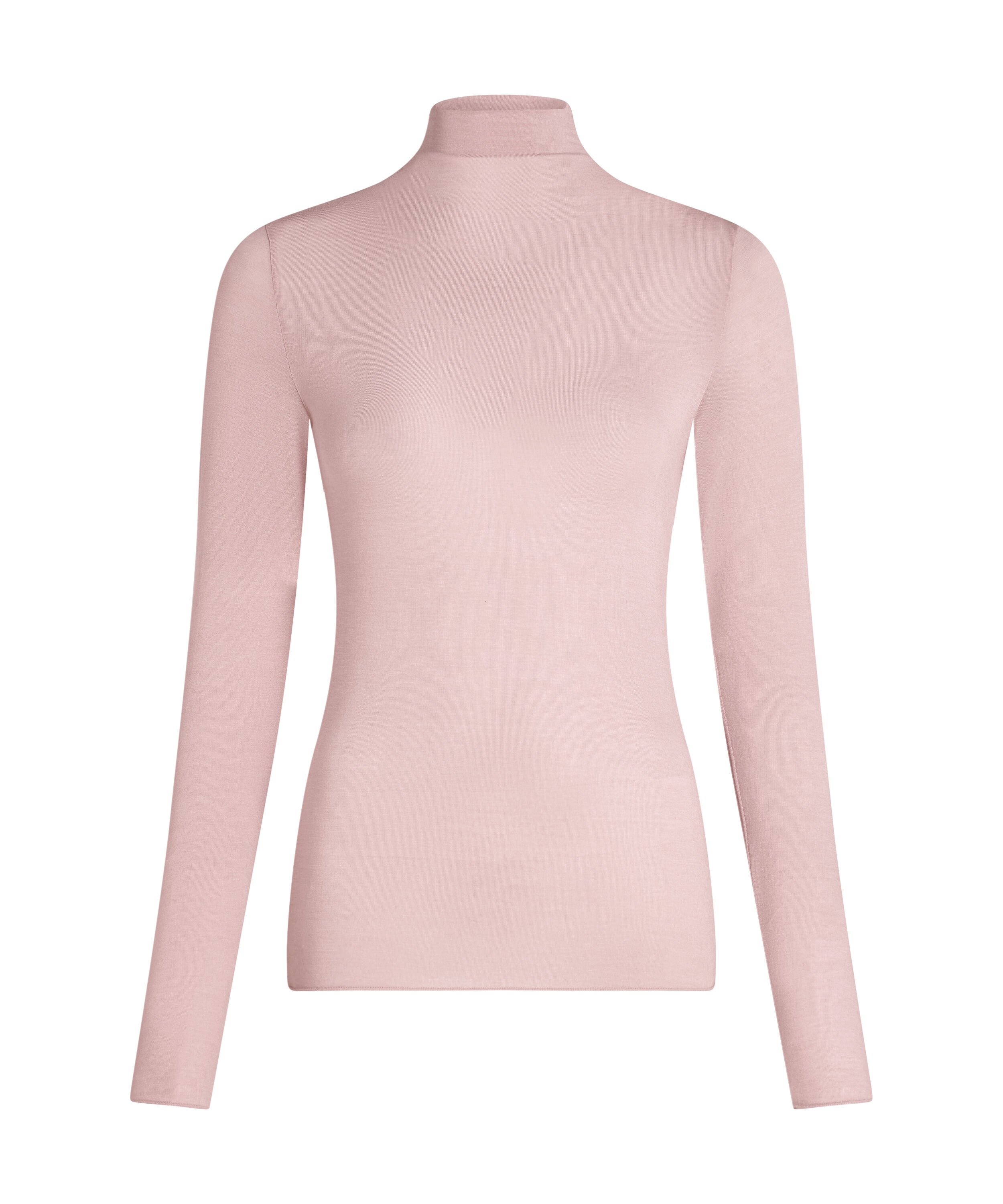 super soft Turtleneck shirt with Cashmere, Pink