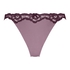 Lace & Shine Thong, Purple