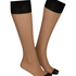 Sheer Socks Back Seam, Black