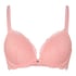 Marine Padded Push-Up Underwired Bra, Pink