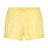 Satin pyjama shorts, Yellow
