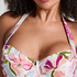 Ayanna Non-Padded Underwired Bikini Top, White