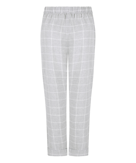 Flannel Pyjama Pants, Gray