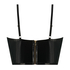 Padded Underwired Longline Bra, Black