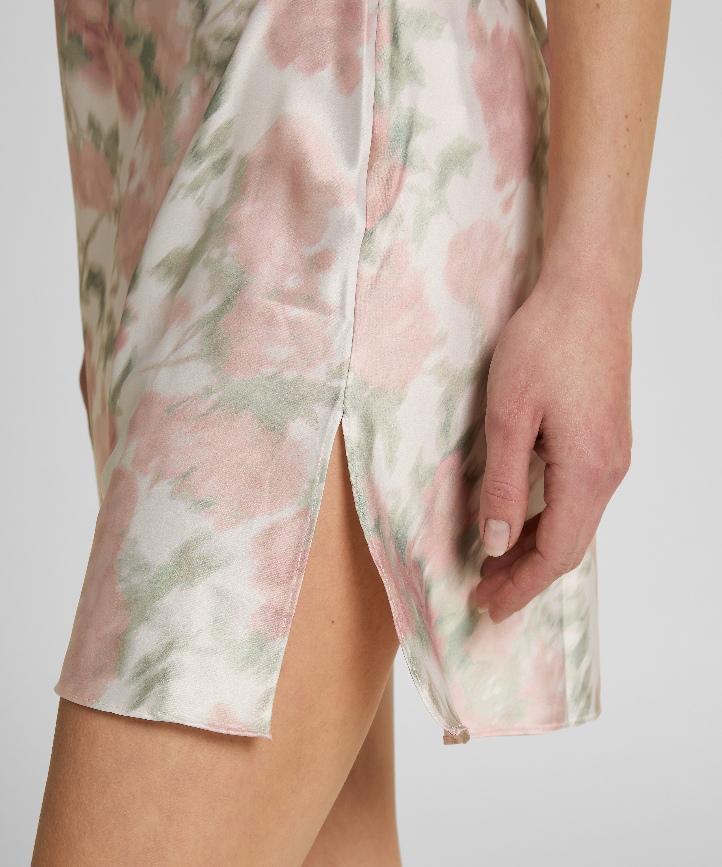 Floral Slipdress, White, main