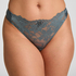 Highleg Thong Viktoria, Blue