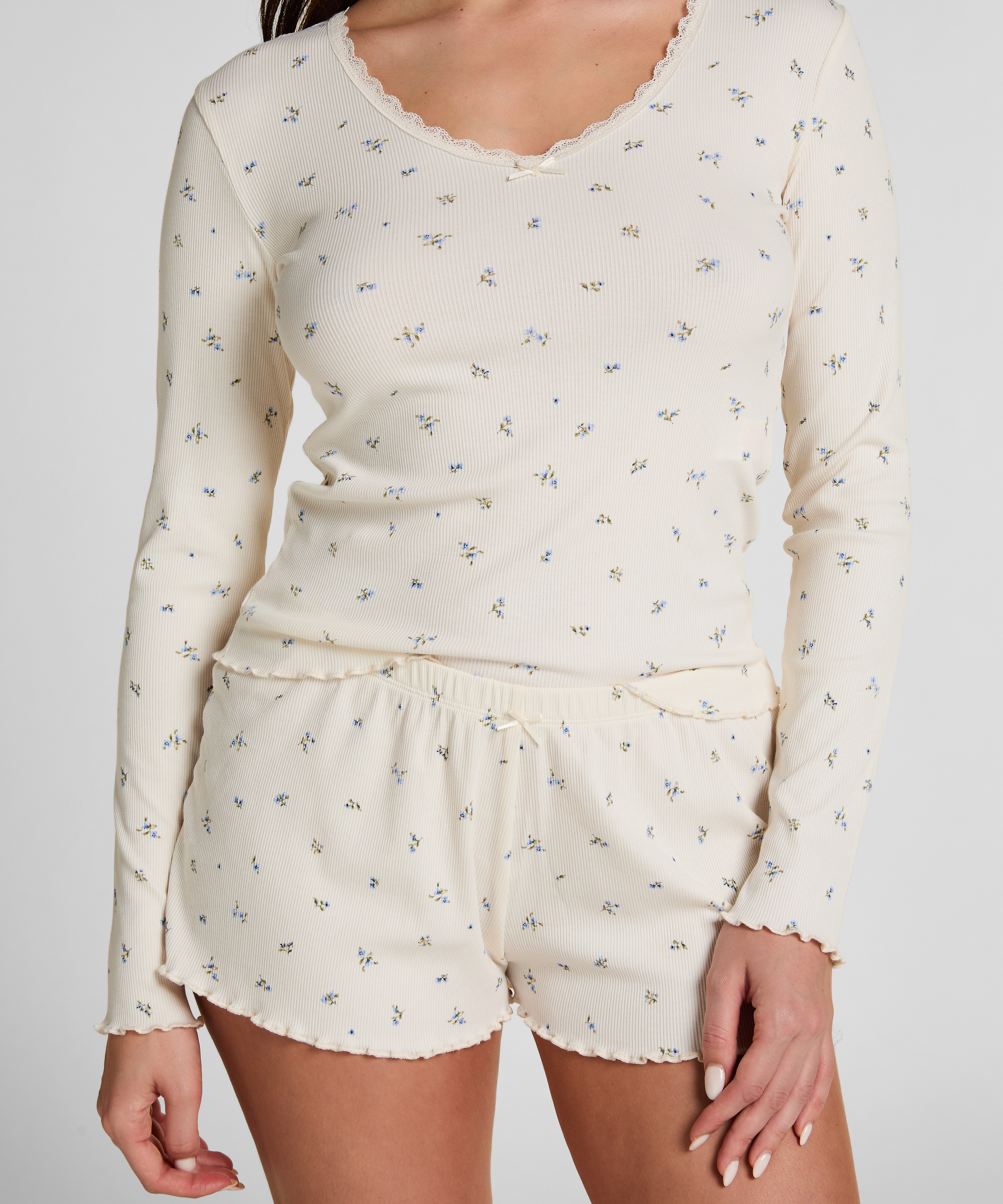 Pyjama Set Daisy, White, main