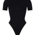 Seamless short sleeved body, Black