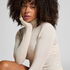 super soft Turtleneck shirt with Cashmere, White