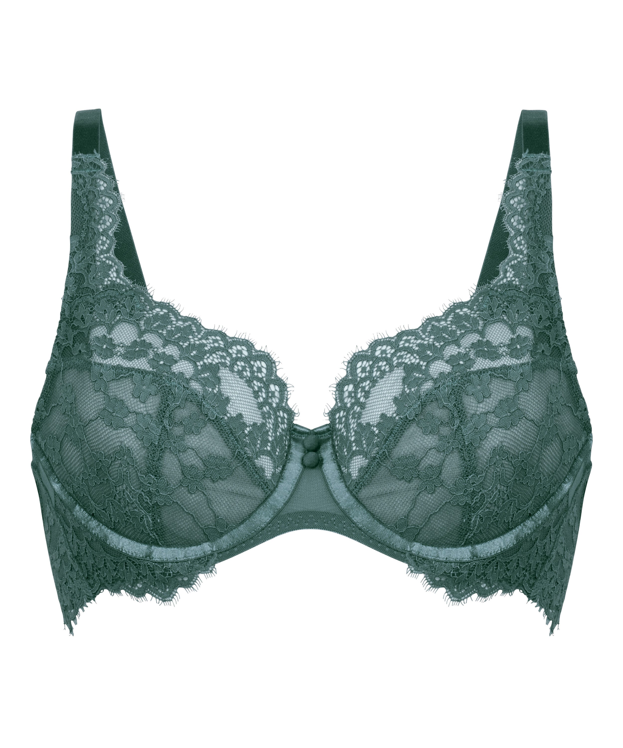 Daisy Non-Padded Underwired Bra, Blue