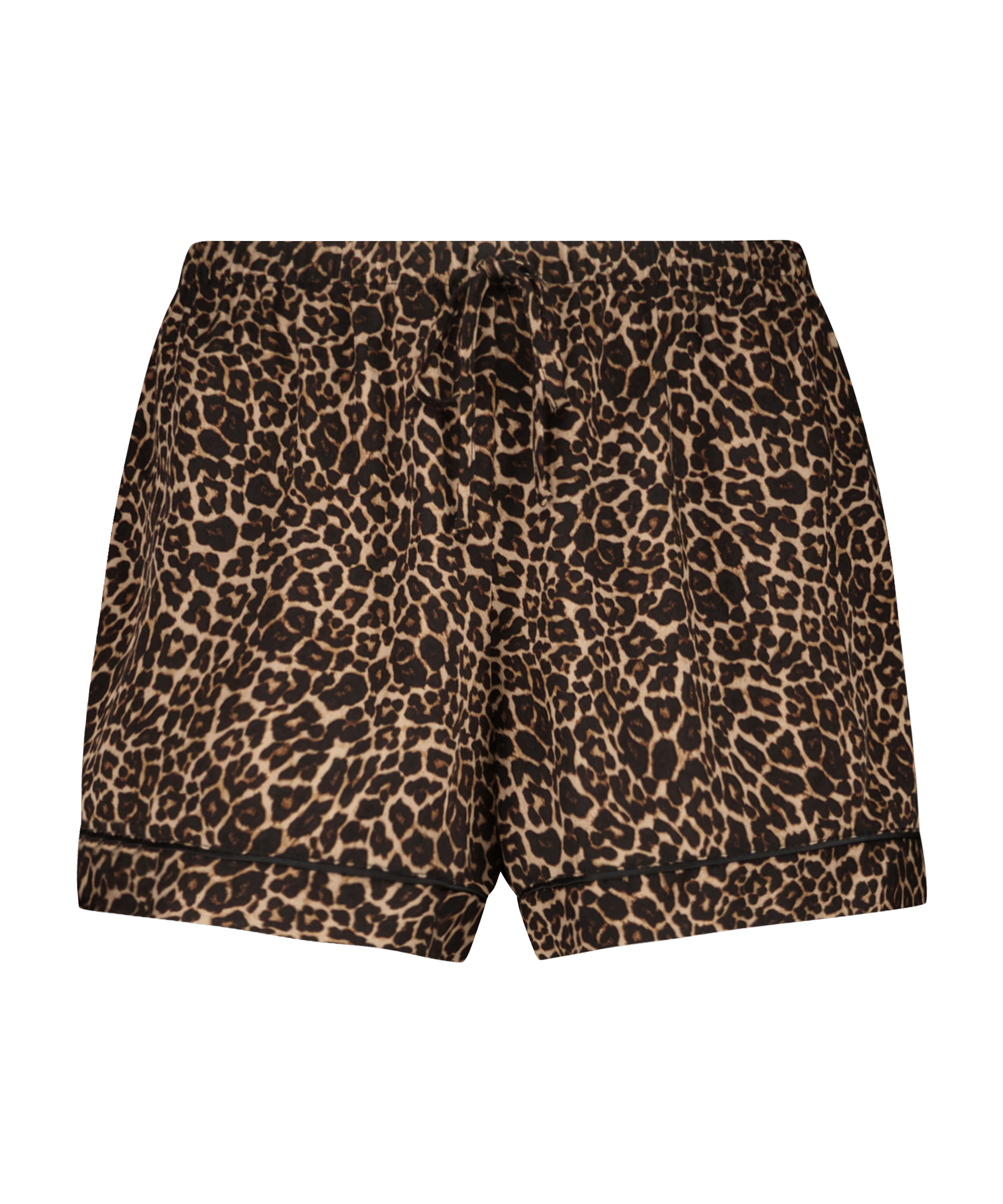 Pyjama Shorts, Black, main