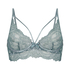 Meghan Non-Padded Underwired Longline Bra, Blue