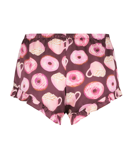 Satin Shorts, Purple