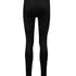 Velour leggings, Black
