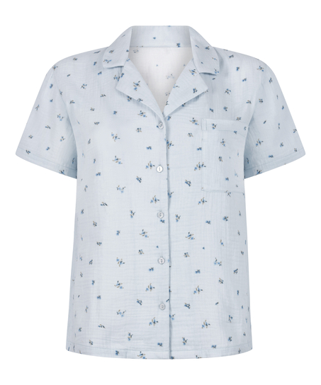 Muslin Jacket, Blue