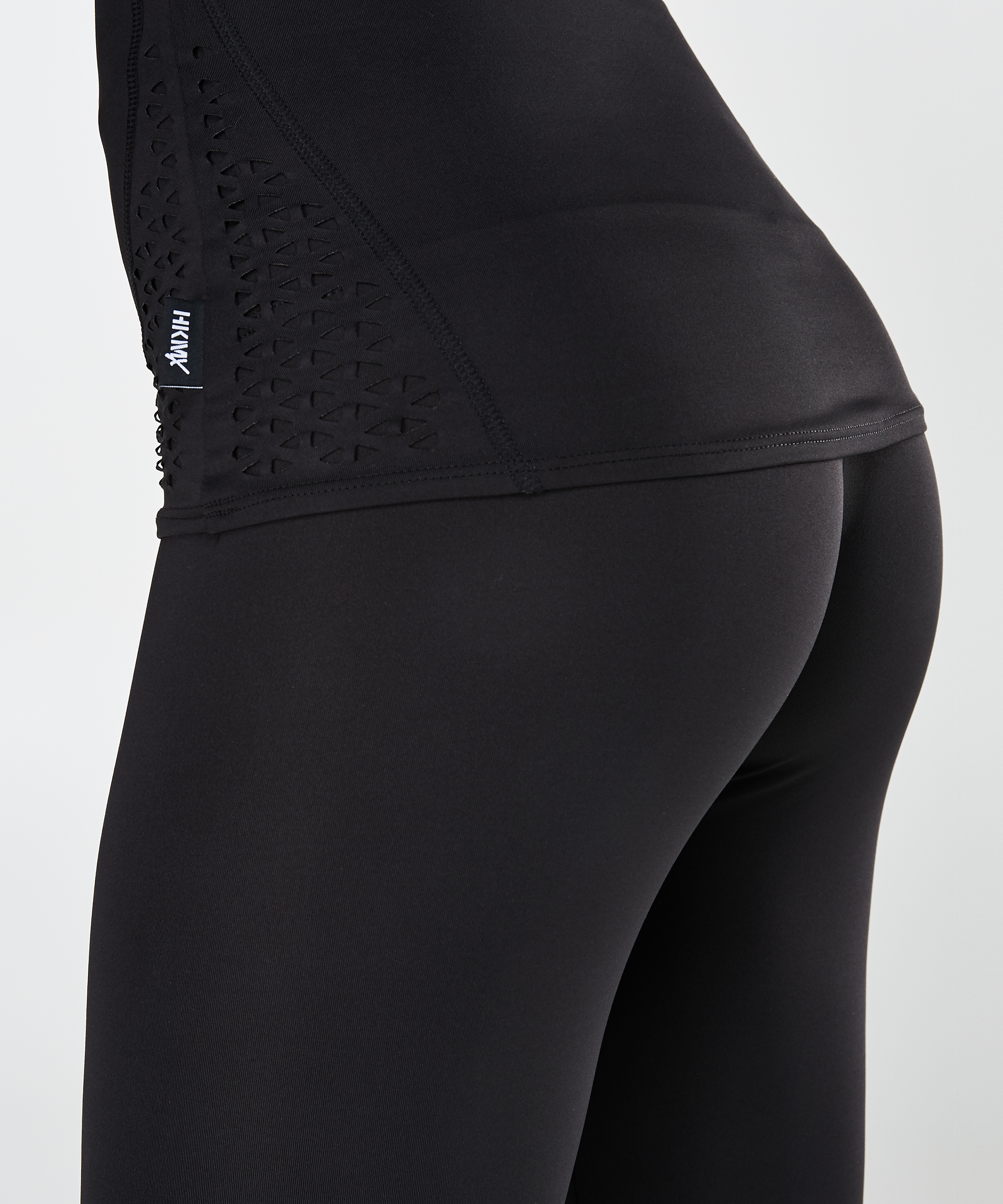 HKMX Lasercut Tank Top, Black, main