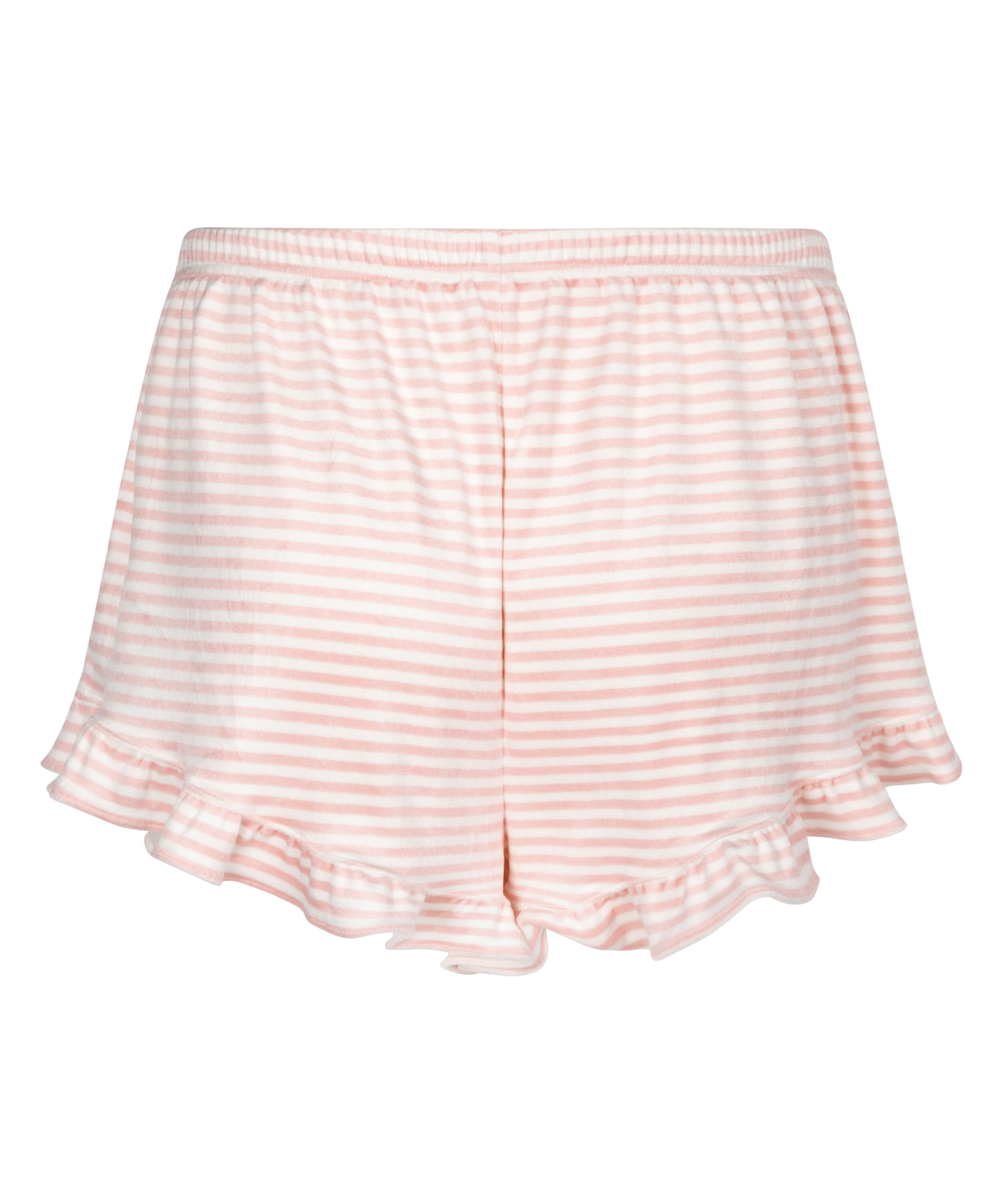 Velours Ruffle Shorts - Pajama Pants - Hunkemöller