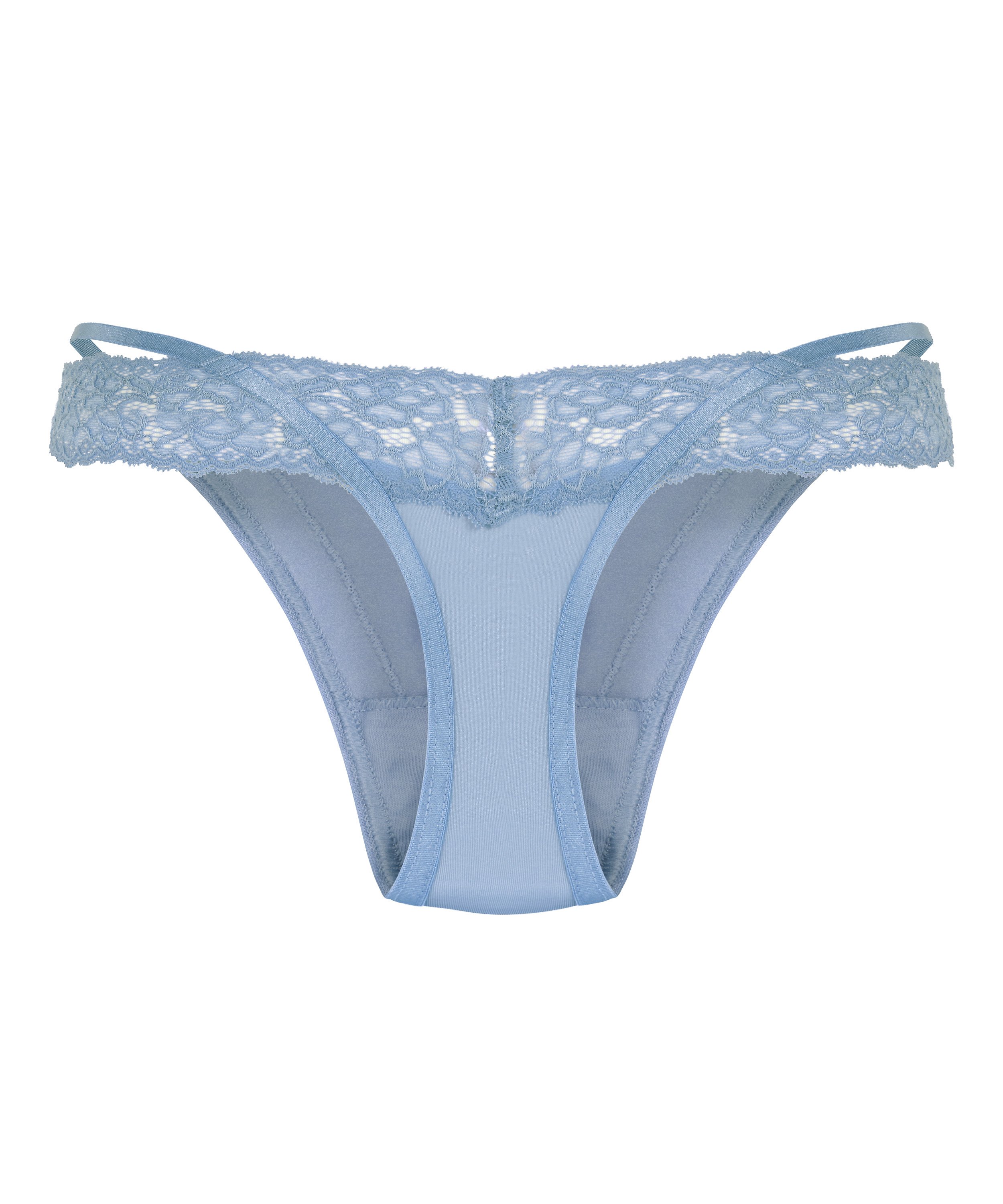 Elliena Extra Low V Thong, Blue, main