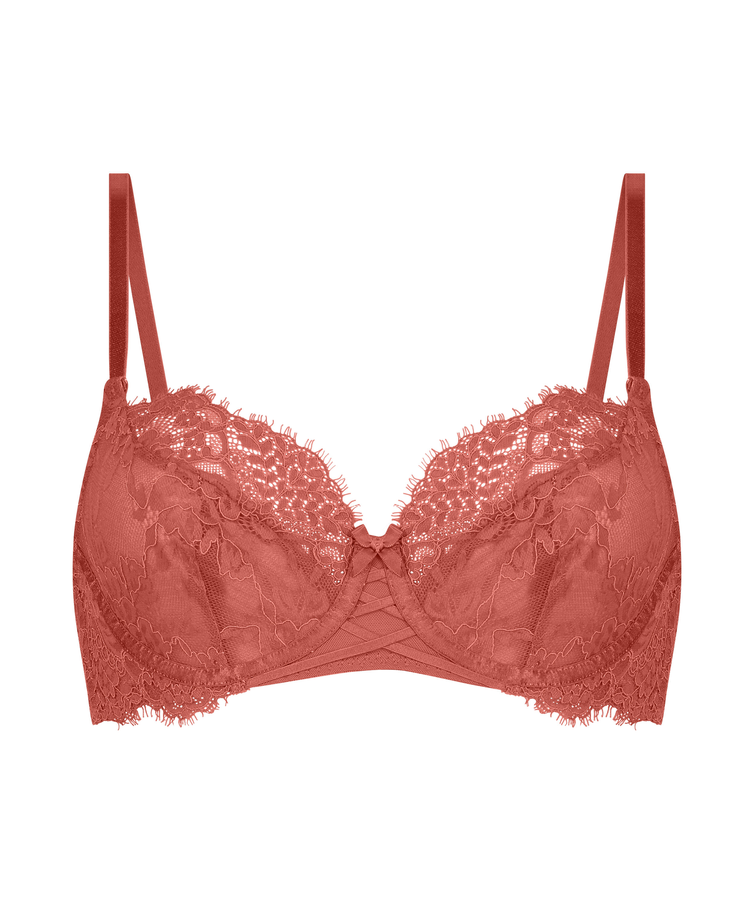 Arabella Non-Padded Underwired Bra, Red