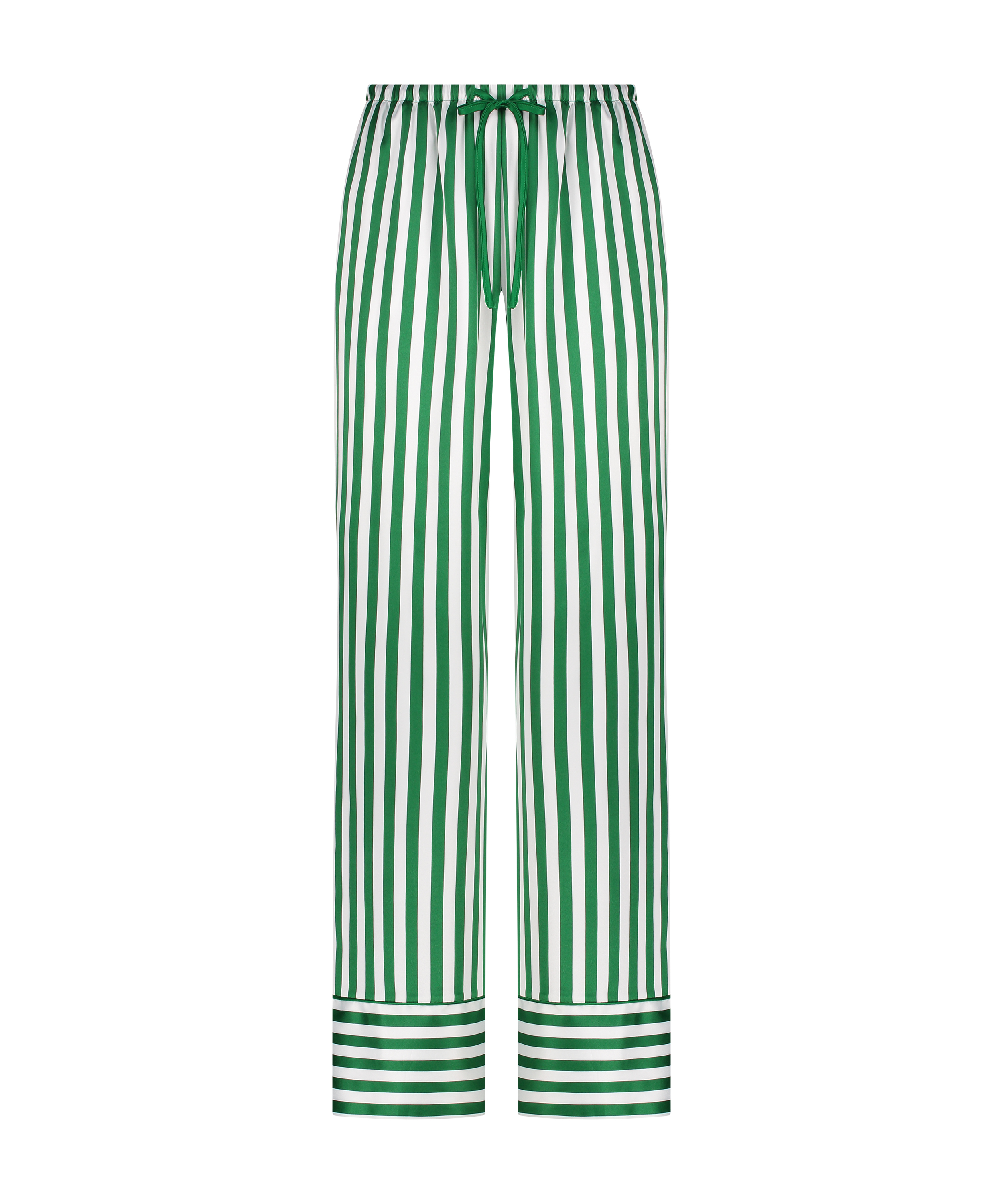 Satin Trousers, Green, main