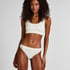 Dianne High Leg Thong, White