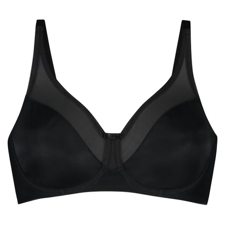 Nina Non-Padded Underwired Minimizer Bra, Black