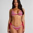 Cali Triangle Bikini Top, Pink