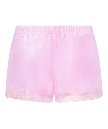 Short Velours Lace, Pink