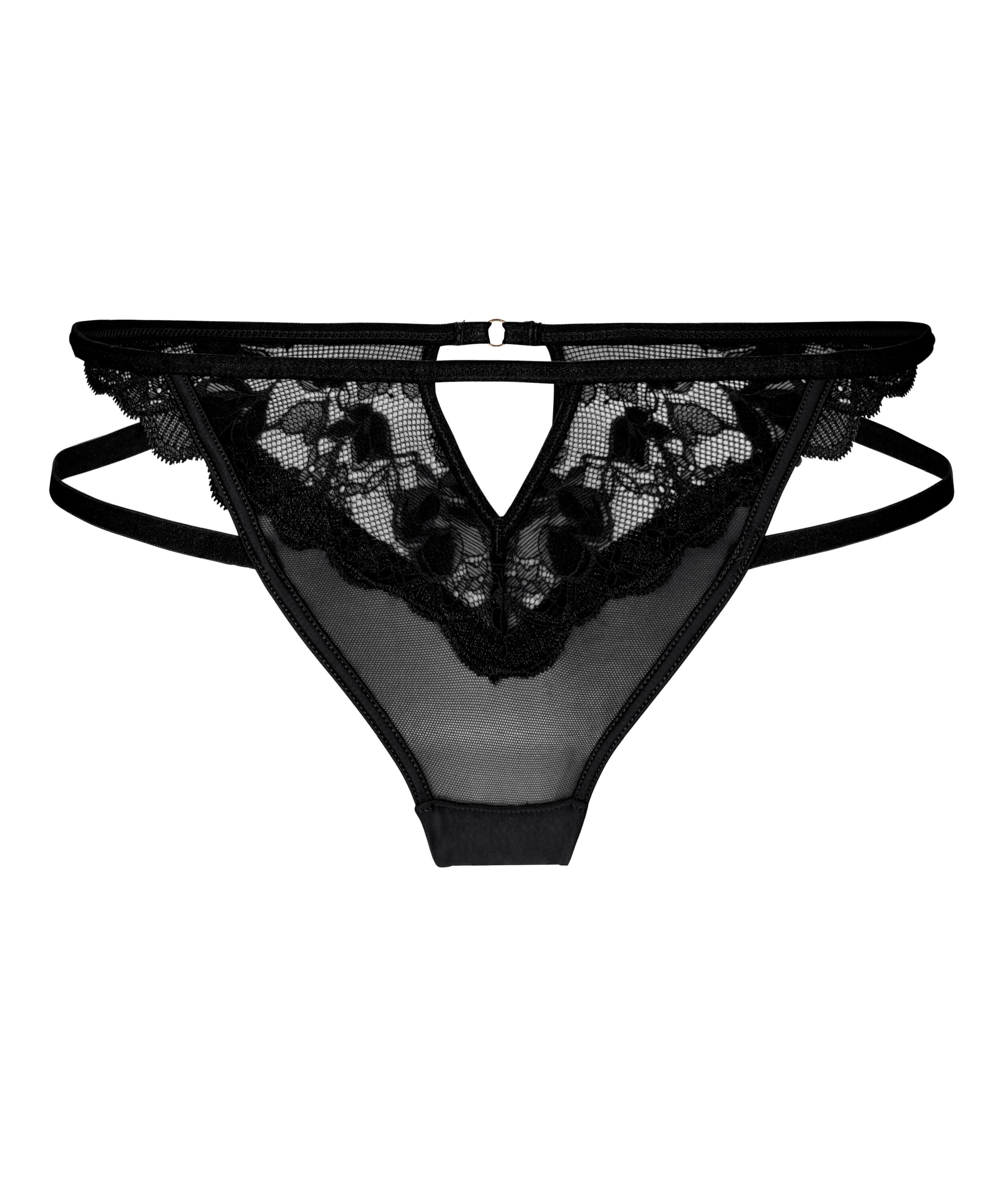 Open Bum Brazilian Zara, Black