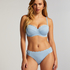Scallop Rio Bikini Bottoms, Blue