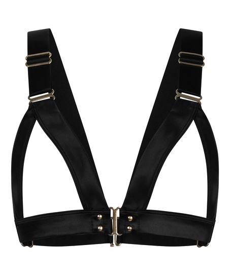 Colette Open Bralette, Black