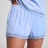 Short Velours Lace, Blue