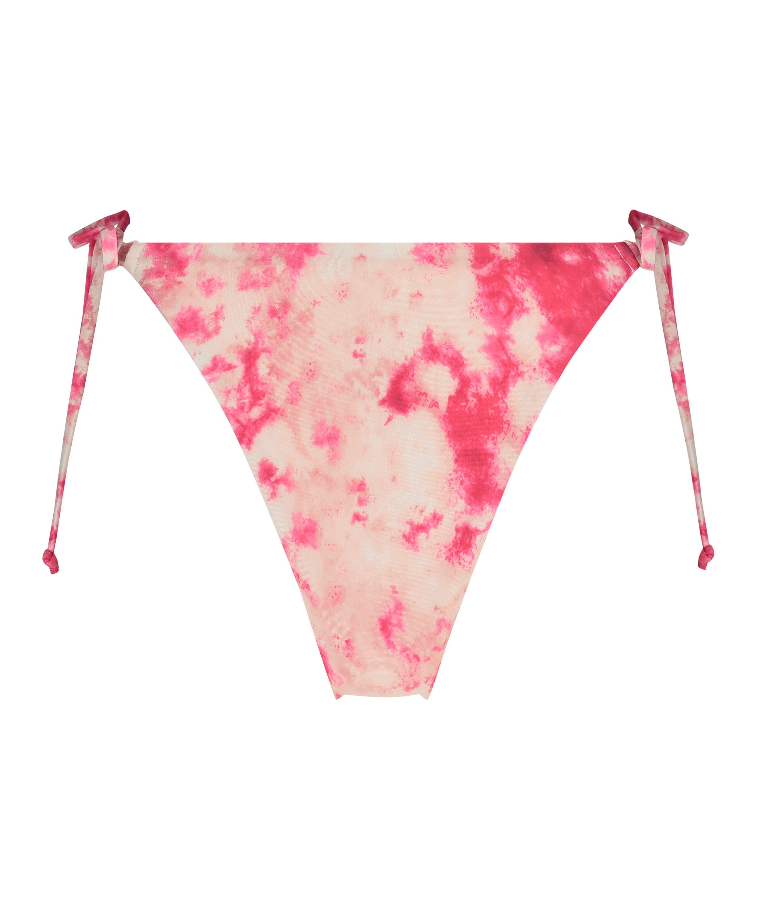 Tie Dye High Leg Bikini Bottom, Pink, main