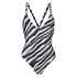 Zebra swimsuit, Black
