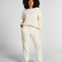 Top Sporty Fleece, White