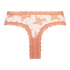 V-shaped Brazilian knickers mesh, Pink