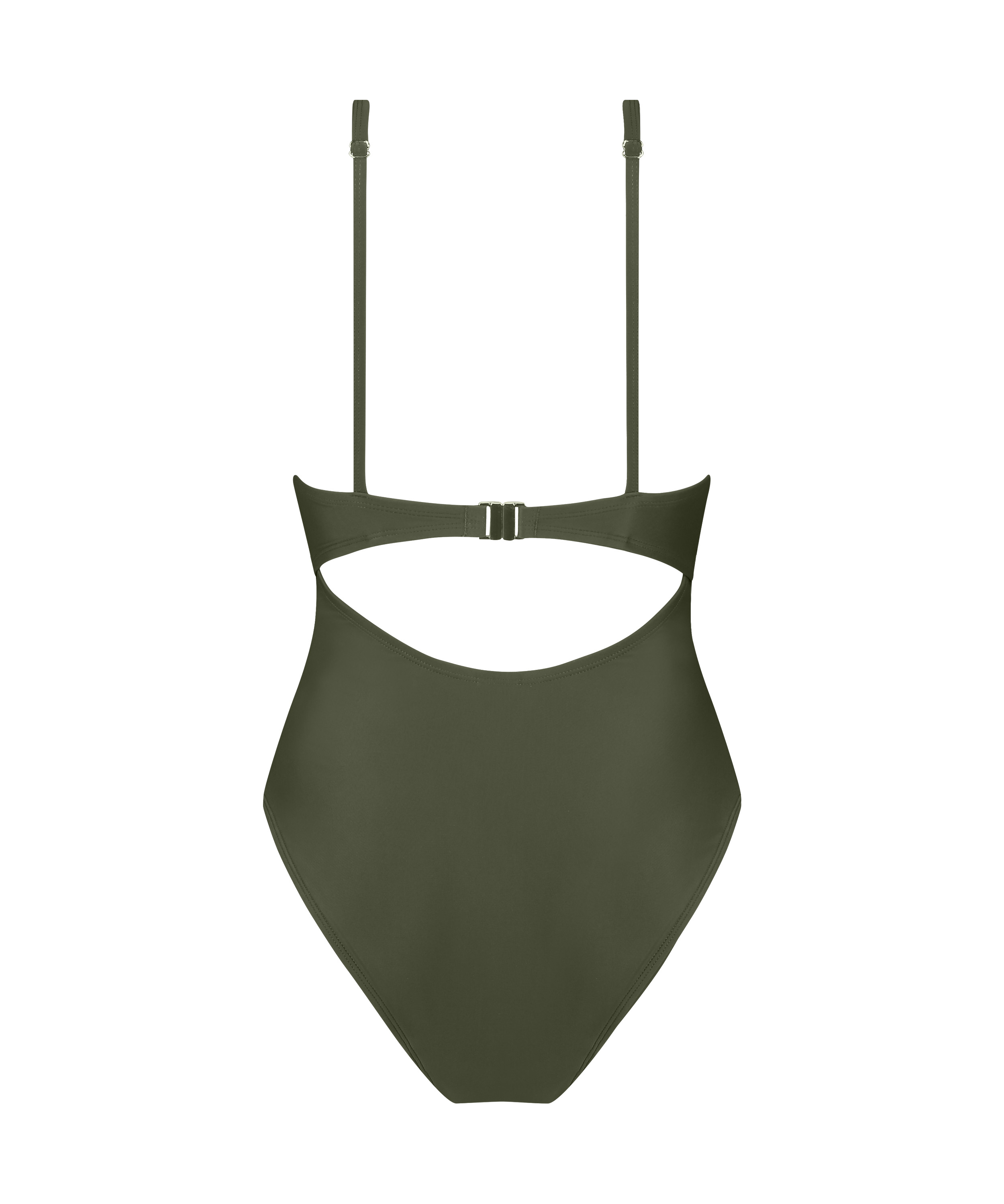 Luxe Shaping Swimsuit, Green, main
