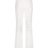 Jacquard Hearts Pyjama Bottoms, White