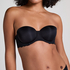 Angie Padded Strapless Underwired Bra, Black