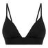 Smooth Triangle Bralette, Black
