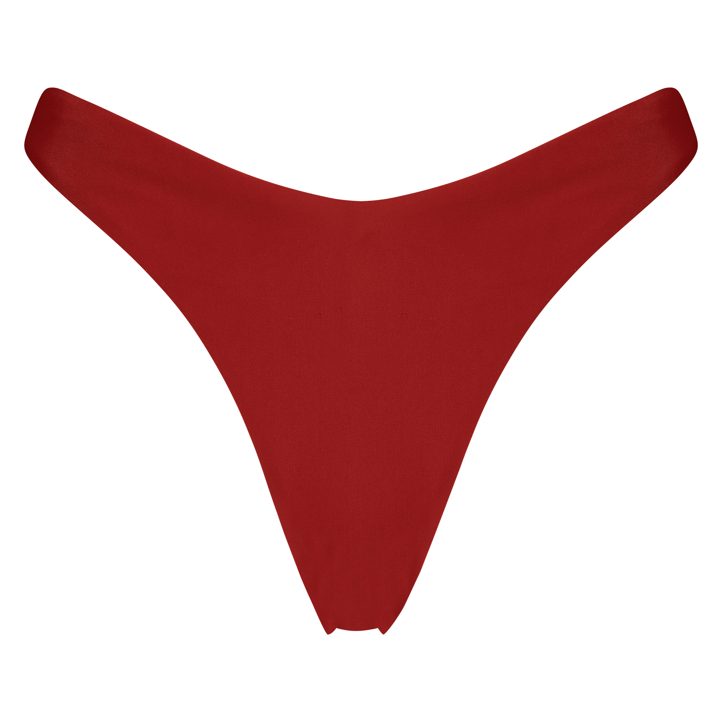 Pagoda high-leg bikini bottoms, Red, main
