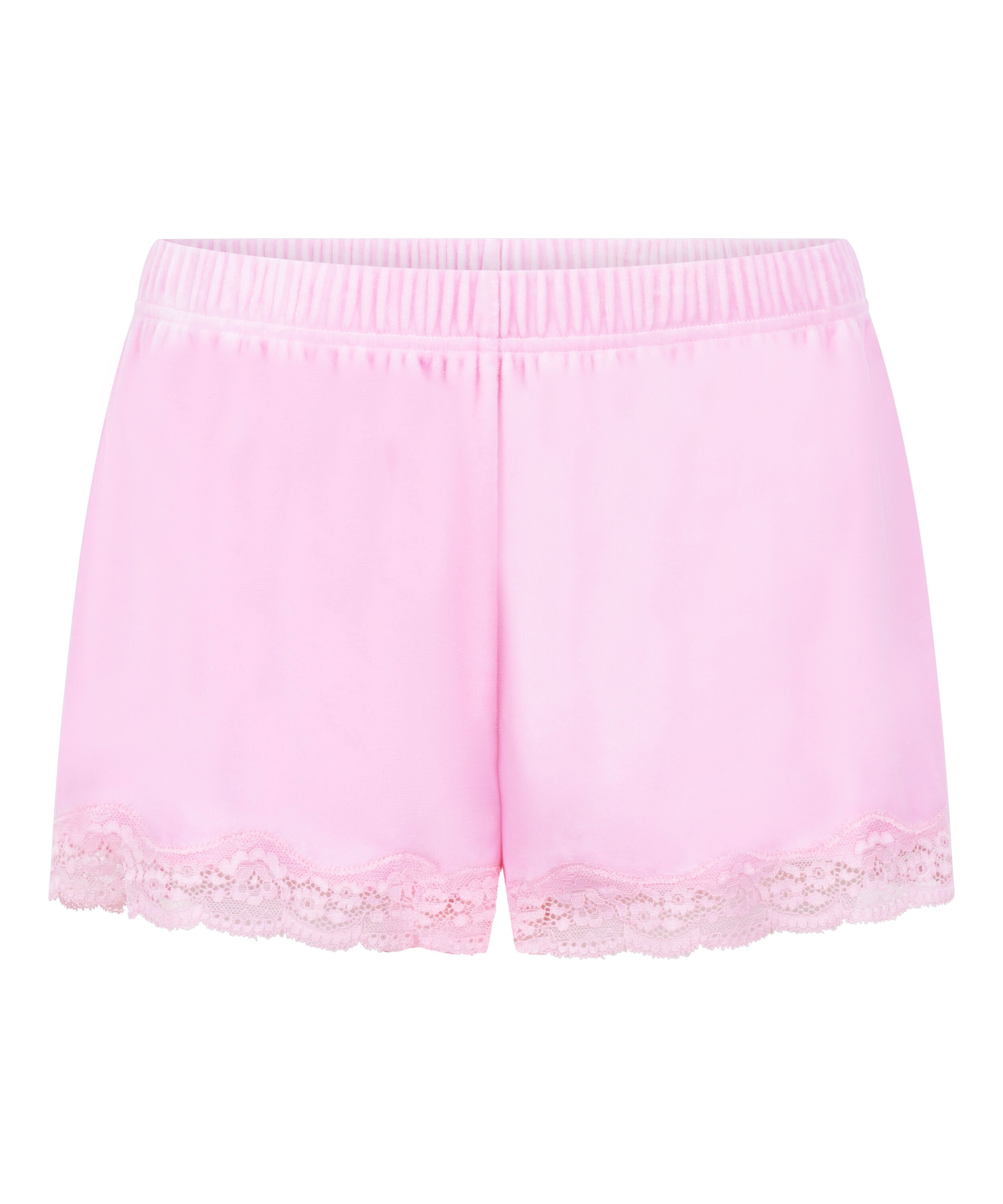 Short Velours Lace, Pink